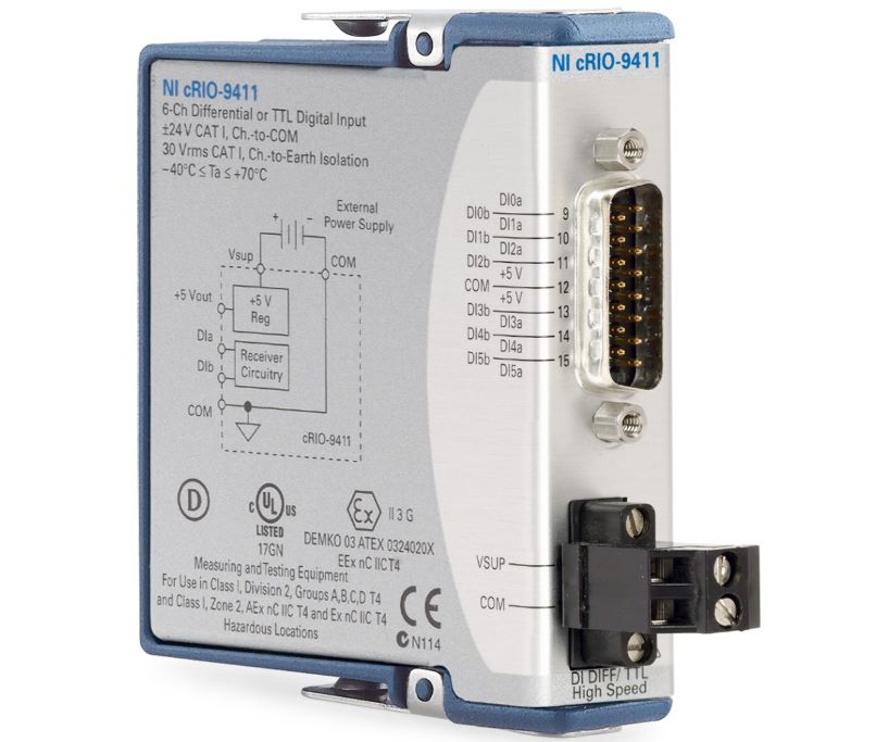NI9411六通道轉速數據采集模塊